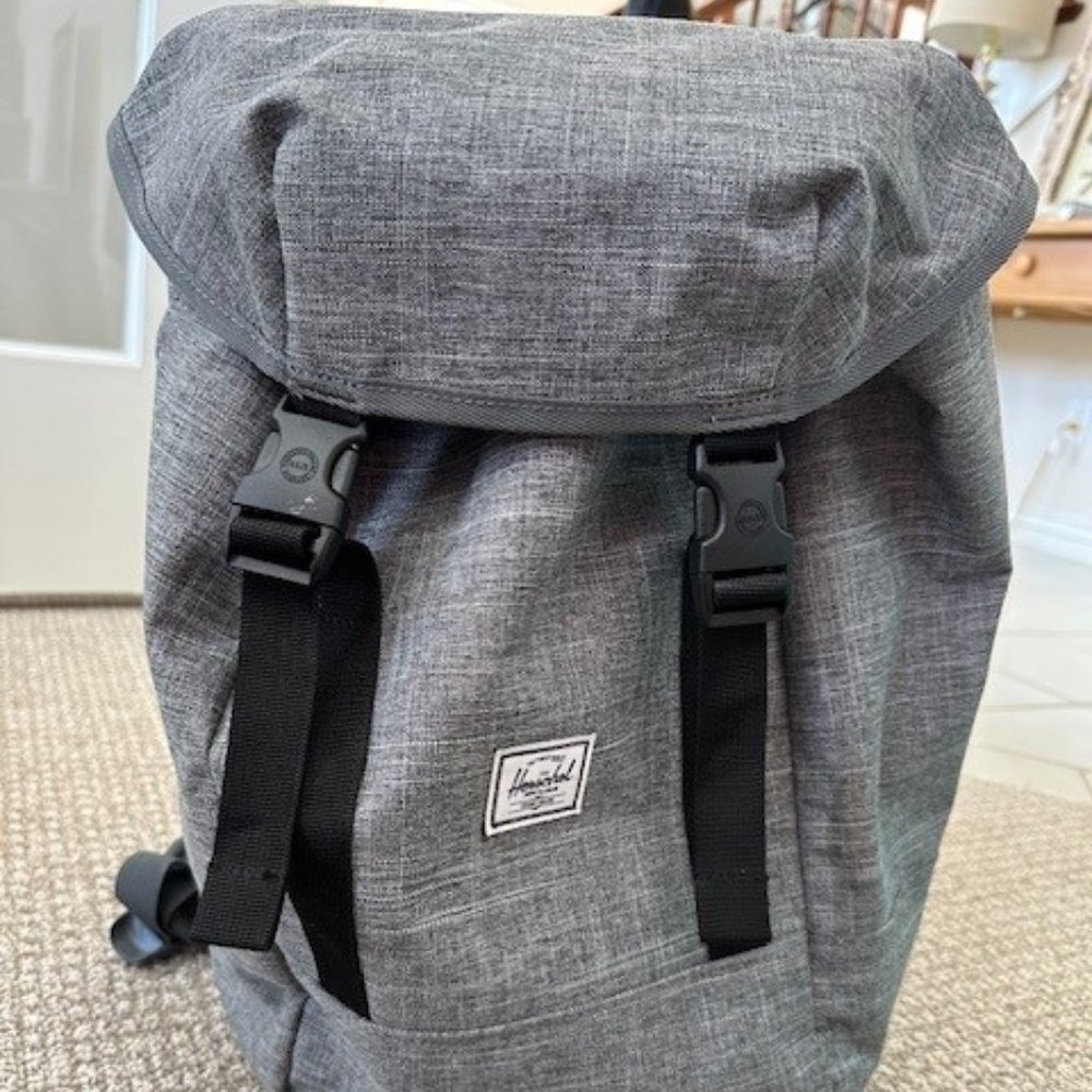 Herschel Supply Co. Iona Raven Crosshatch Backpack -  Light Gray